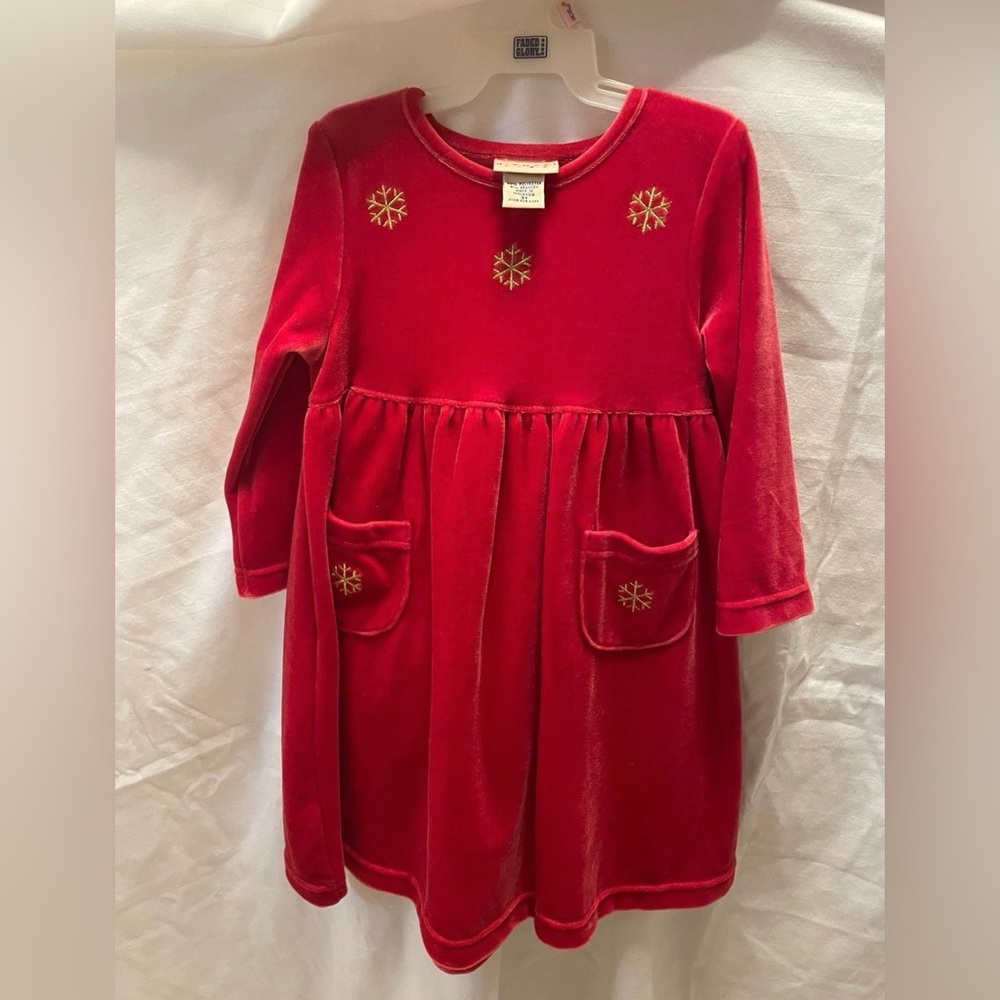 Christmas Dress size 3T j. Khaki Kids Red